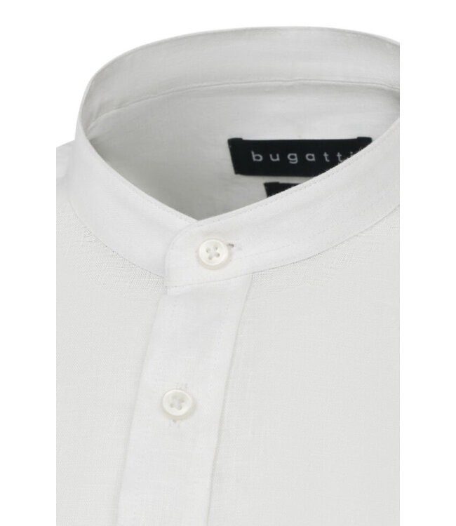 Modern Fit Off White Linen Shirt