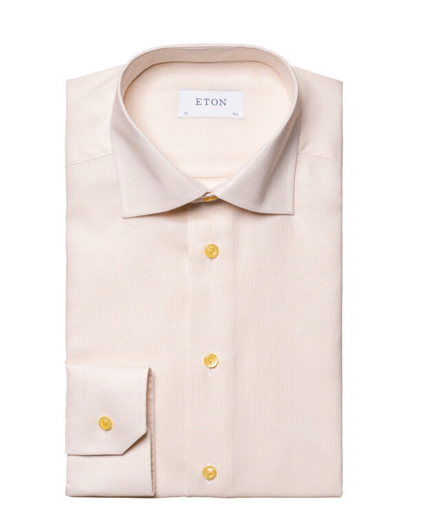 Modern Fit Yellow Dress Shirt