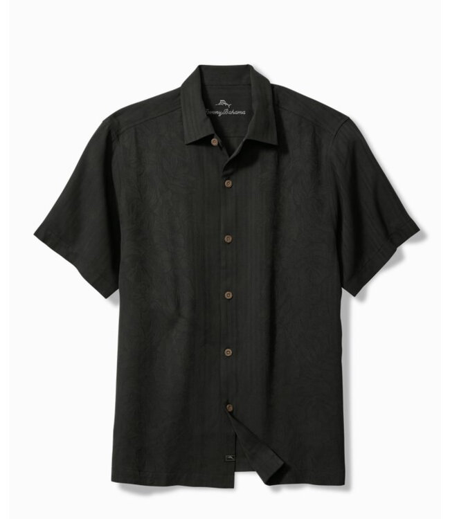 Classic Fit Black Maui Border Shirt