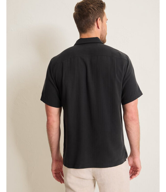 Classic Fit Black Maui Border Shirt