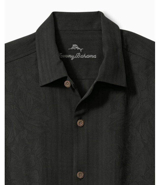 Classic Fit Black Maui Border Shirt