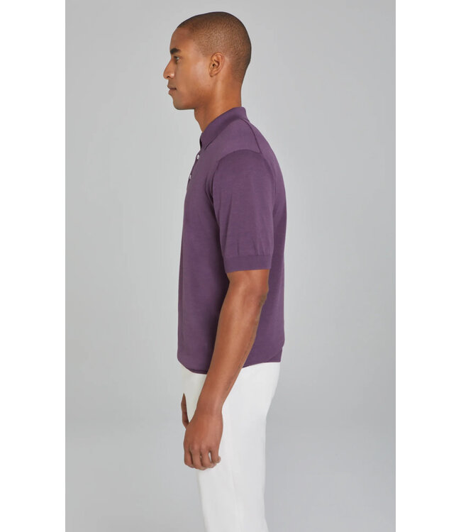 Plum Polo Sweater