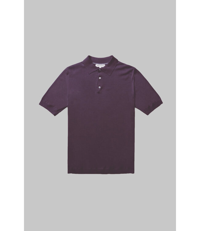 Plum Polo Sweater