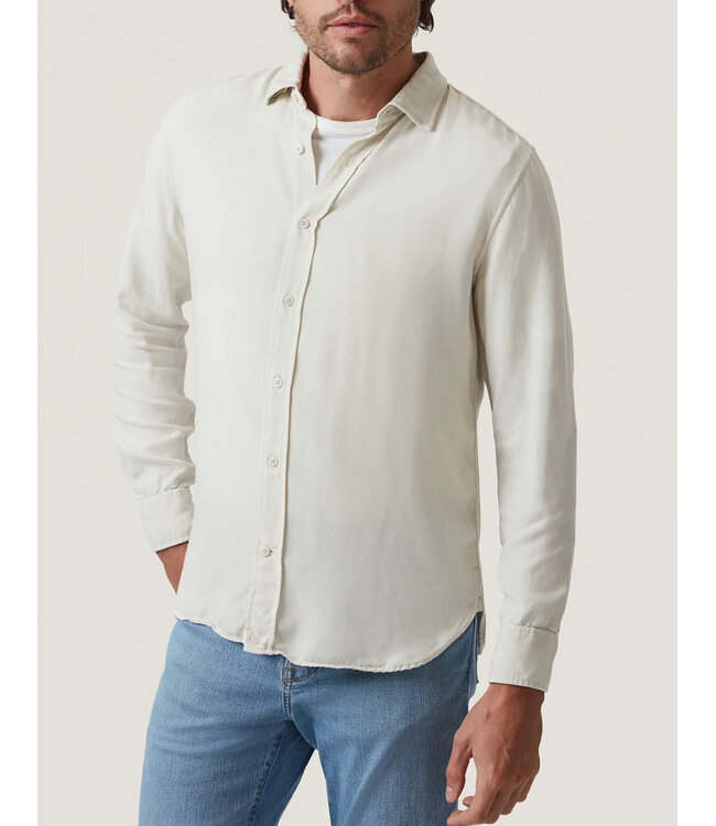 Modern Fit Ivory Tencel Shirt