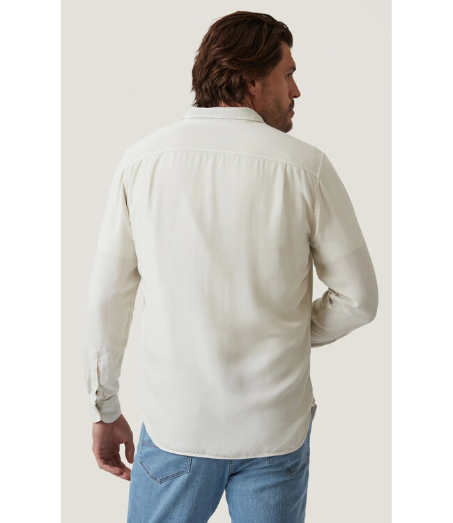 Modern Fit Ivory Tencel Shirt
