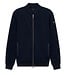 Navy Textured Full Zip