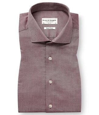 BRUUN & STENGADE Slim Fit Red Pilgaard Shirt