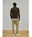 Brown Simbel Cable 1/4 Zip Sweater
