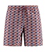 Multi Colour Fish Graphic Swim Trunks