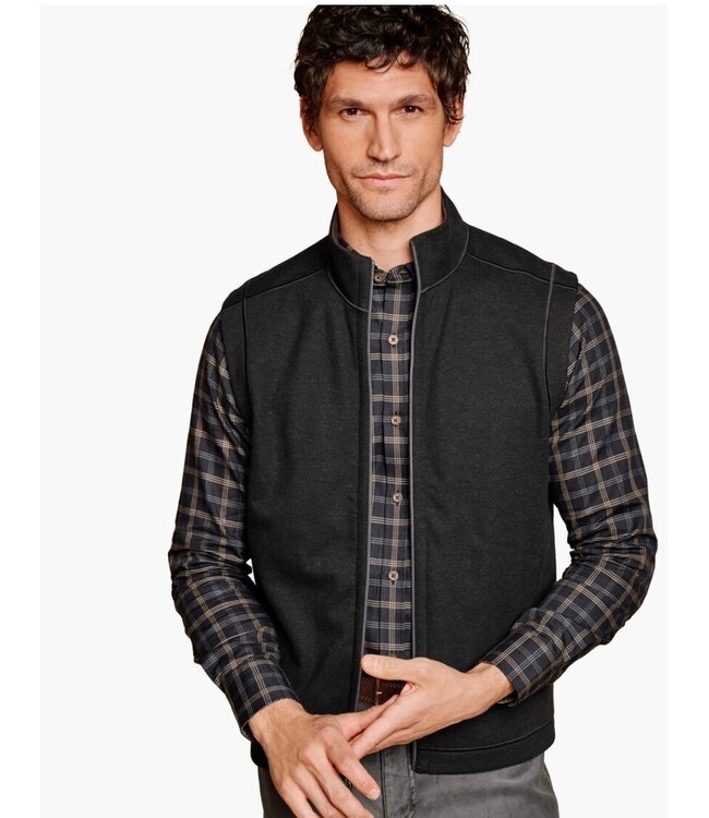 Charcoal Brown Reversible Vest