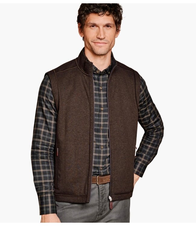 Charcoal Brown Reversible Vest