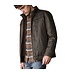 Brown Waxed Cotton Bomber