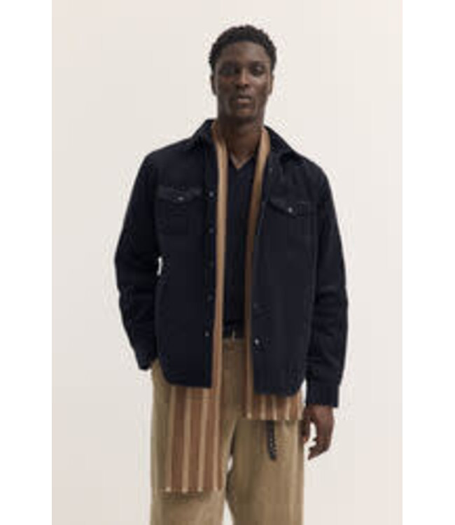Navy Heavy Wale Corduroy Overshirt