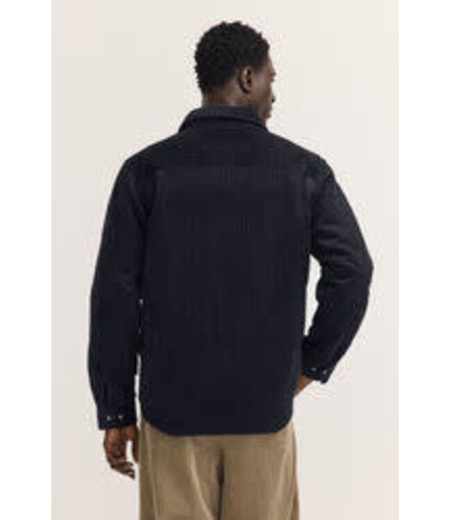 Navy Heavy Wale Corduroy Overshirt