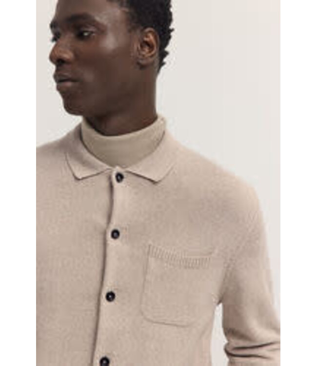 Taupe Full Button Cardigan