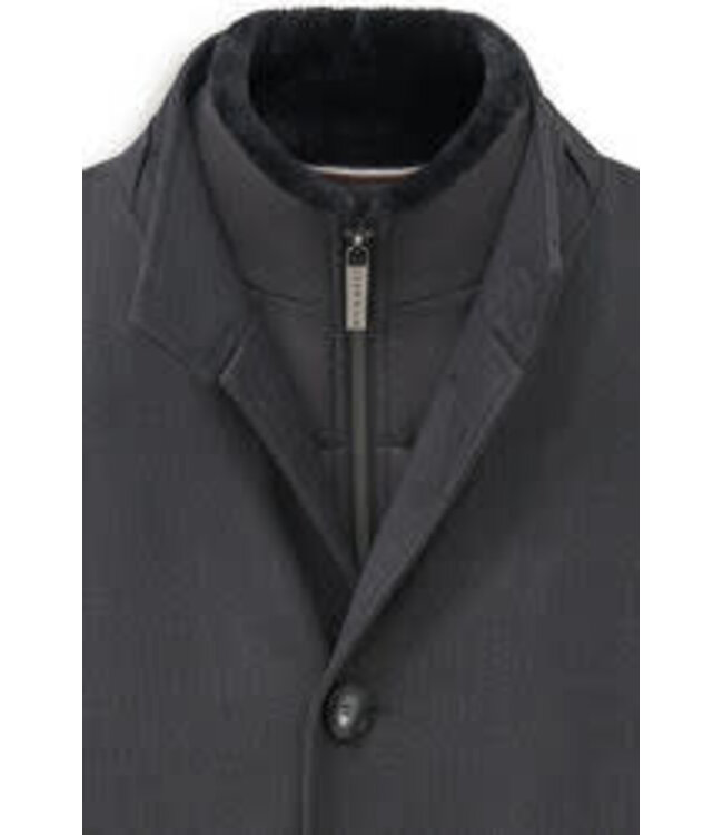 Dark Grey Wool Raglan