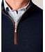 Navy Raynor 1/4 Zip Sweater