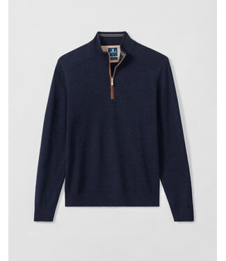 JOHNNIE-O Navy Raynor 1/4 Zip Sweater