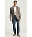 Slim Fit Dark Denim Casual Pants