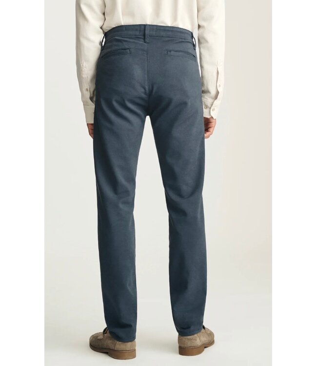 Slim Fit Dark Denim Casual Pants