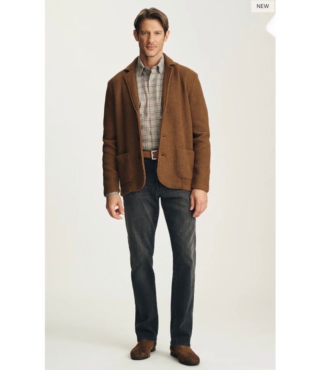 Modern Fit Terra Cotta Knit Blazer
