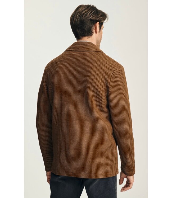 Modern Fit Terra Cotta Knit Blazer
