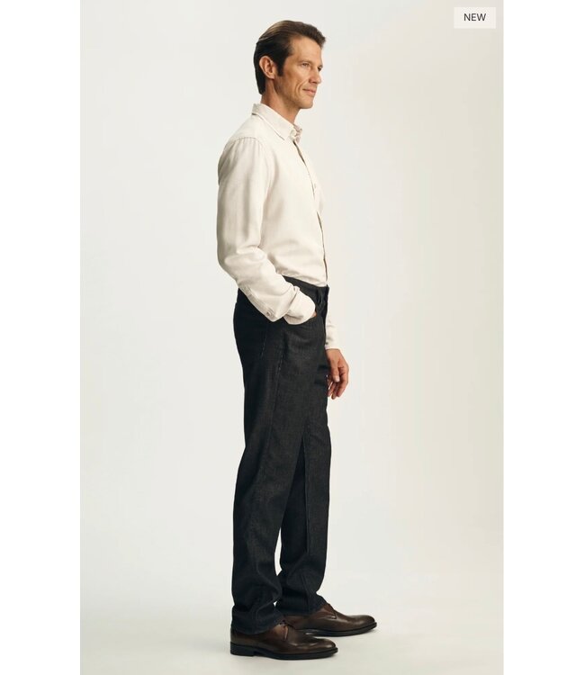 Classic Fit Black Sporty 5 Pocket Pants