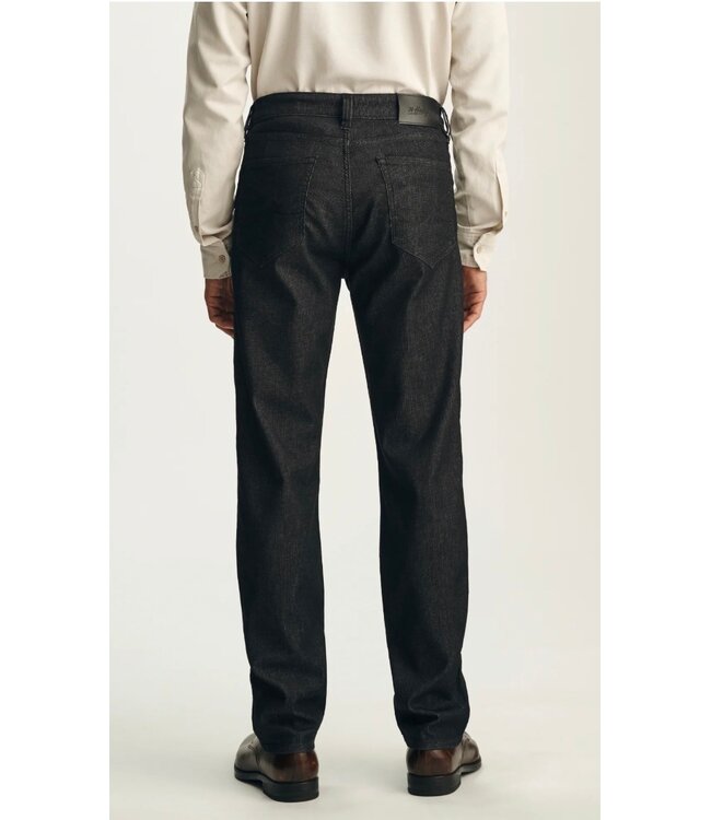 Classic Fit Black Sporty 5 Pocket Pants