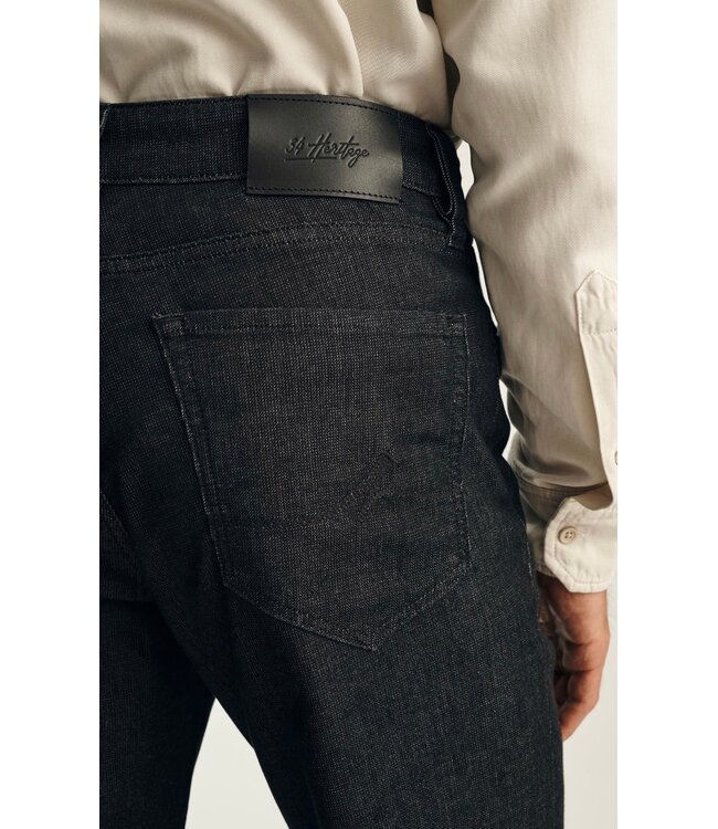 Classic Fit Black Sporty 5 Pocket Pants