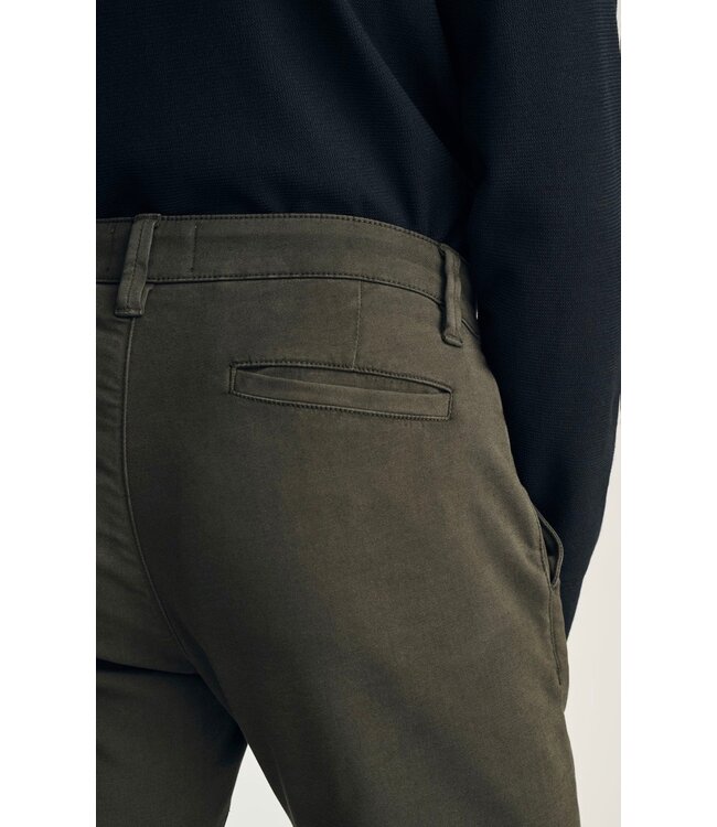 Slim Fit Jasper Green Casual Pants