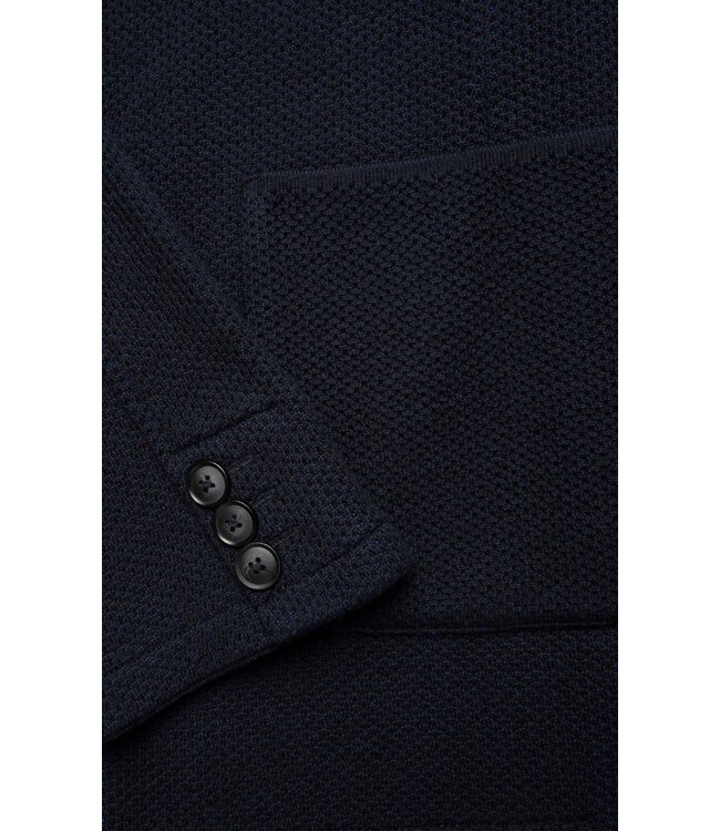 Modern Fit Navy Double Faced Knit Blazer