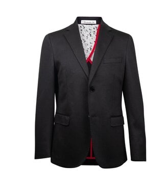 7 DOWNIE Modern Fit Black Alden Jersey Sport Coat