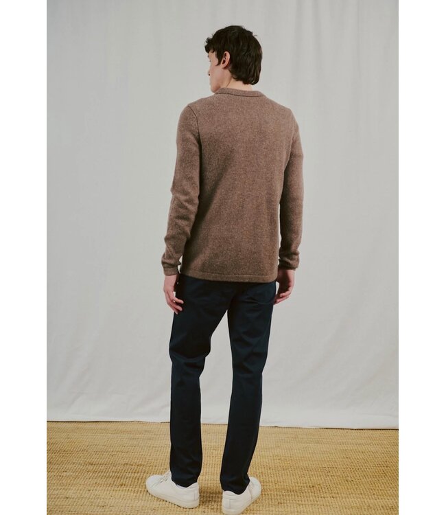 Modern Fit Green Albet 5 Pocket Pants