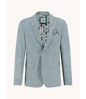 A FISH NAMED FRED Slim Fit Green Structure Sport Coat