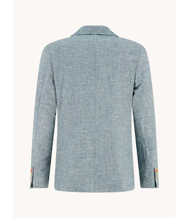 Slim Fit Green Structure Sport Coat