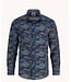A FISH NAMED FRED Modern Fit Night Sky Blue Water Garden Shirt