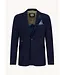 A FISH NAMED FRED Slim Fit Navy Pique Sport Coat