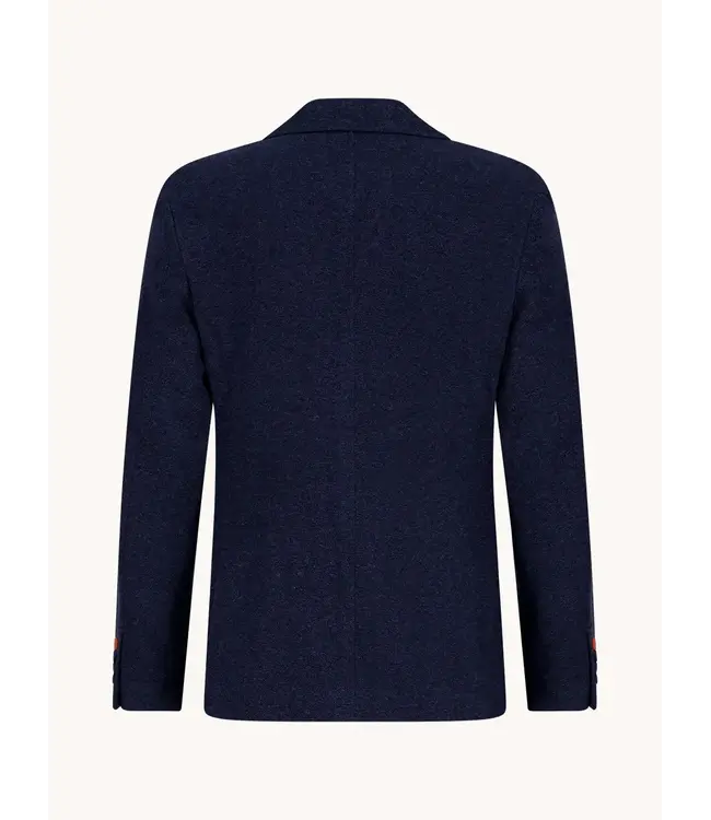 Slim Fit Navy Pique Sport Coat