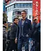 Slim Fit Navy Pique Sport Coat