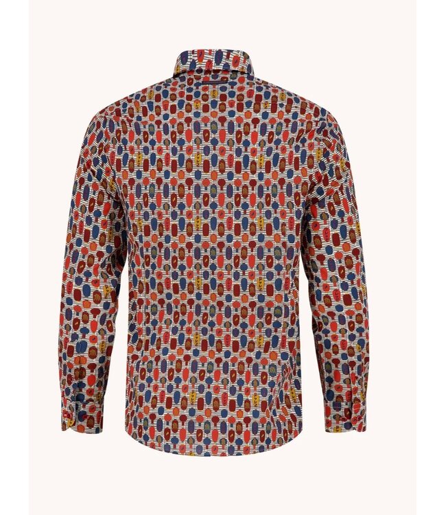Modern Fit Red Lanterns Shirt