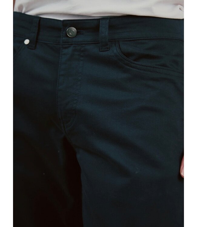 Modern Fit Navy Albet 5 Pocket Pants