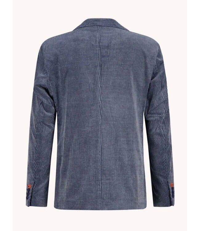 Slim Fit Jean Blue Ribbed Sport Coat