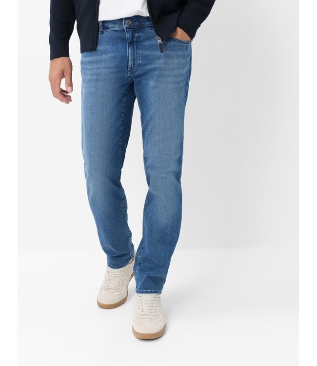 Slim Fit Mid Blue Used Denim Factory Jeans