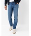 Slim Fit Mid Blue Used Denim Factory Jeans