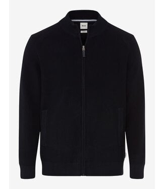 BRAX Navy John Full Zip Sweater