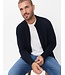 Navy John Full Zip Sweater