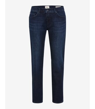 BRAX Slim Fit Dark Blue Used Cross Hatch Jeans