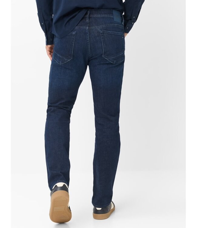 Slim Fit Dark Blue Used Cross Hatch Jeans