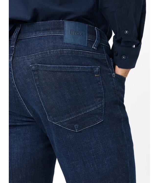 Slim Fit Dark Blue Used Cross Hatch Jeans