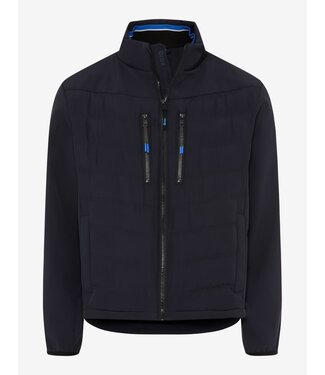 BRAX Navy Trevor Quilted Bomber